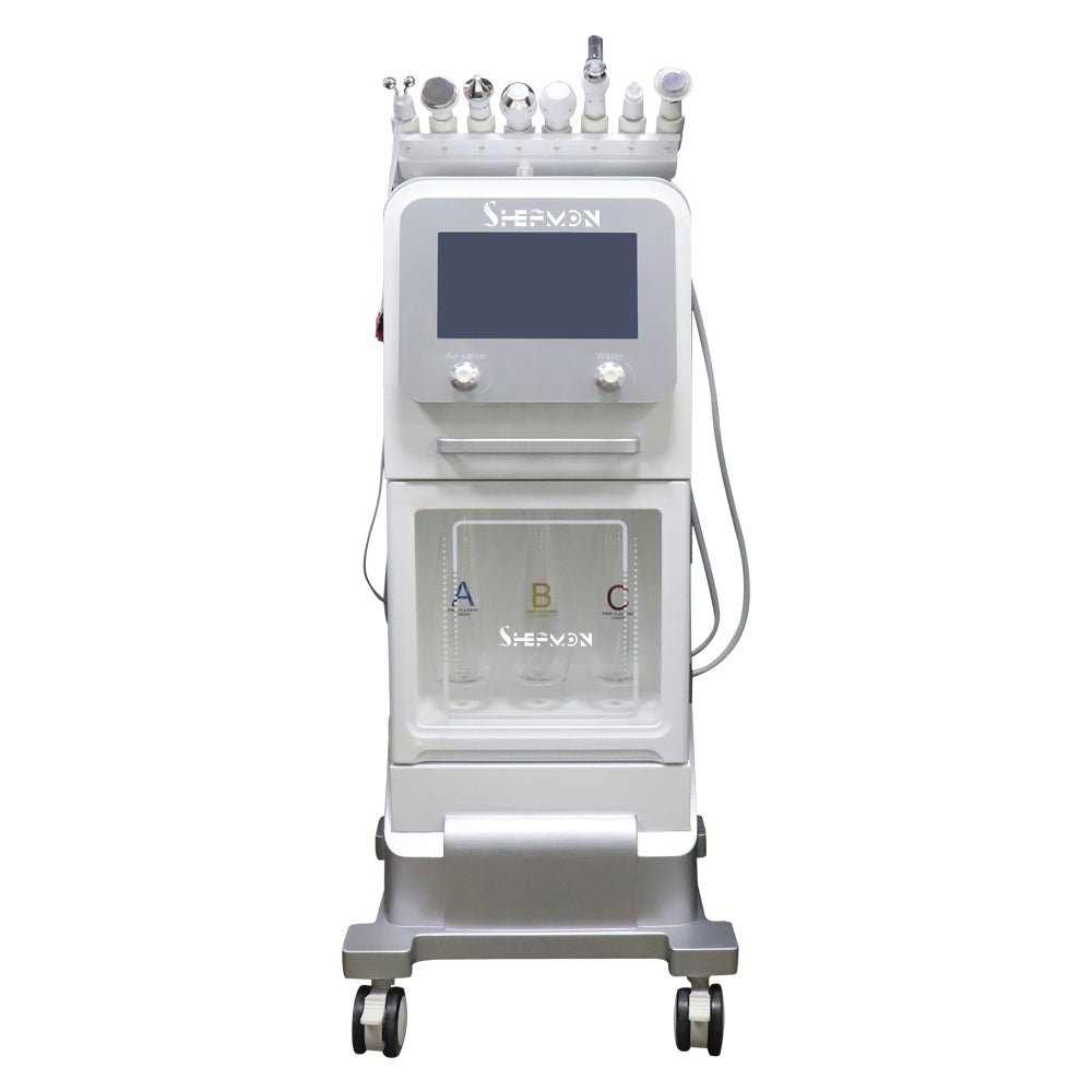 Factory Direct Sales Smart Ice Blue 9 1 Multifunctional Portable Facial Skin Analyzer Ultrasonic Skin Rejuvenation Machine