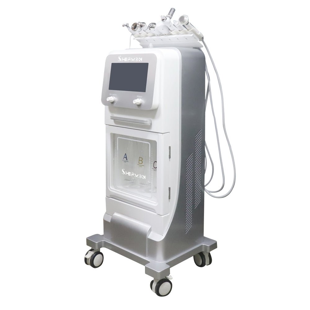 Factory Direct Sales Smart Ice Blue 9 1 Multifunctional Portable Facial Skin Analyzer Ultrasonic Skin Rejuvenation Machine