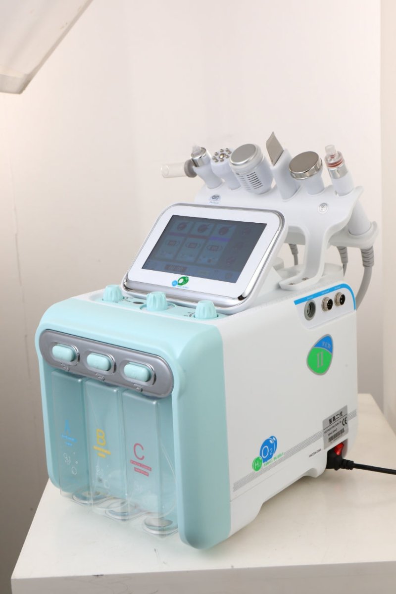 Factory Direct Sales Smart Ice Blue Multifunctional Portable Facial Skin Analyzer Ultrasonic Skin Rejuvenation Machine 1 Year