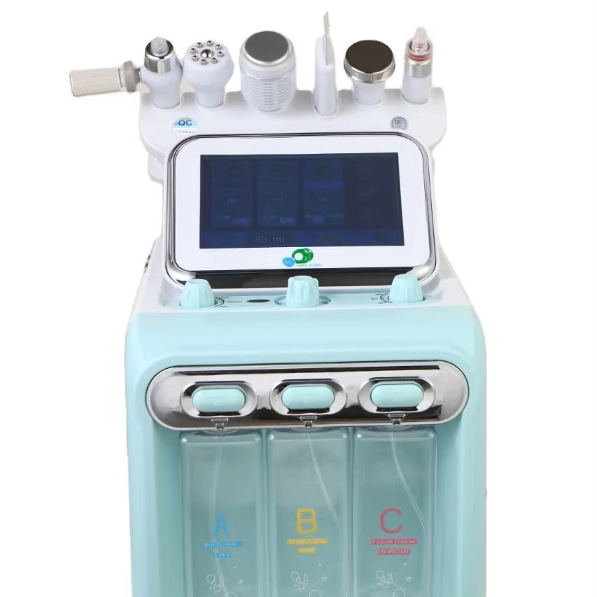 Factory Direct Sales Smart Ice Blue Multifunctional Portable Facial Skin Analyzer Ultrasonic Skin Rejuvenation Machine 1 Year