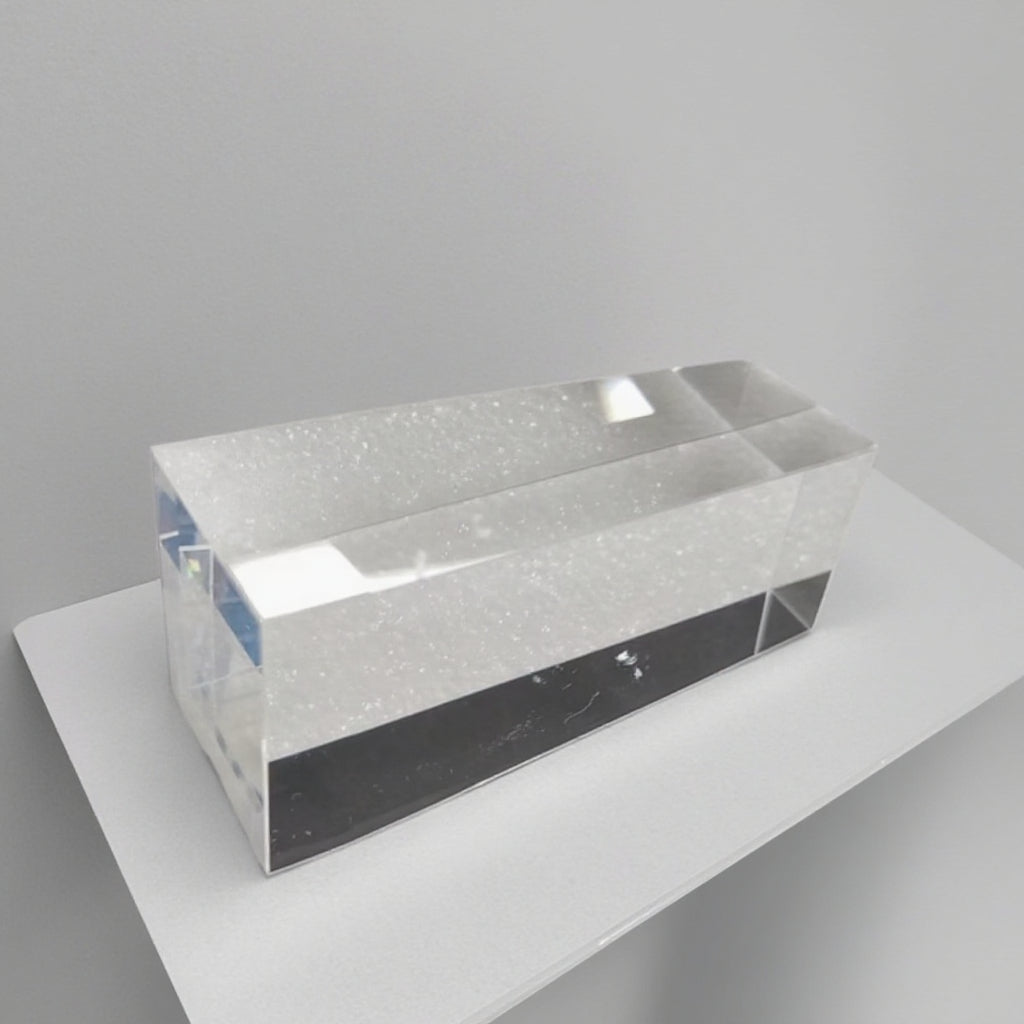 Manufacturer Customized Four Sided Light Guide Rod Optical Glass Prism Cone Processing Light Guide Rod square Lens