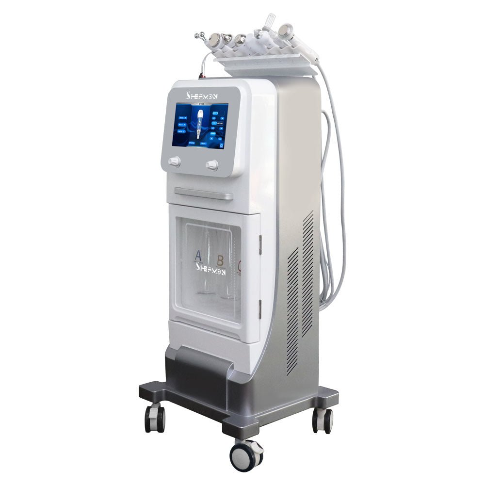 Factory Direct Sales Smart Ice Blue 9 1 Multifunctional Portable Facial Skin Analyzer Ultrasonic Skin Rejuvenation Machine