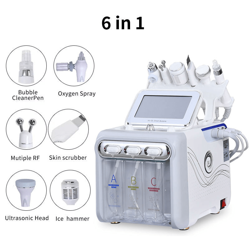 Factory Direct Sales Smart Ice Blue Multifunctional Portable Facial Skin Analyzer Ultrasonic Skin Rejuvenation Machine 1 Year