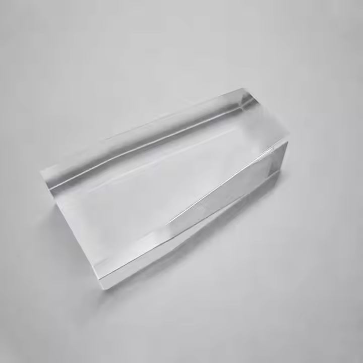 Manufacturer Customized Four Sided Light Guide Rod Optical Glass Prism Cone Processing Light Guide Rod square Lens