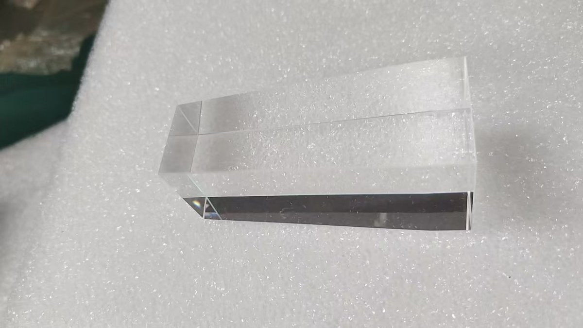 Manufacturer Customized Four Sided Light Guide Rod Optical Glass Prism Cone Processing Light Guide Rod square Lens