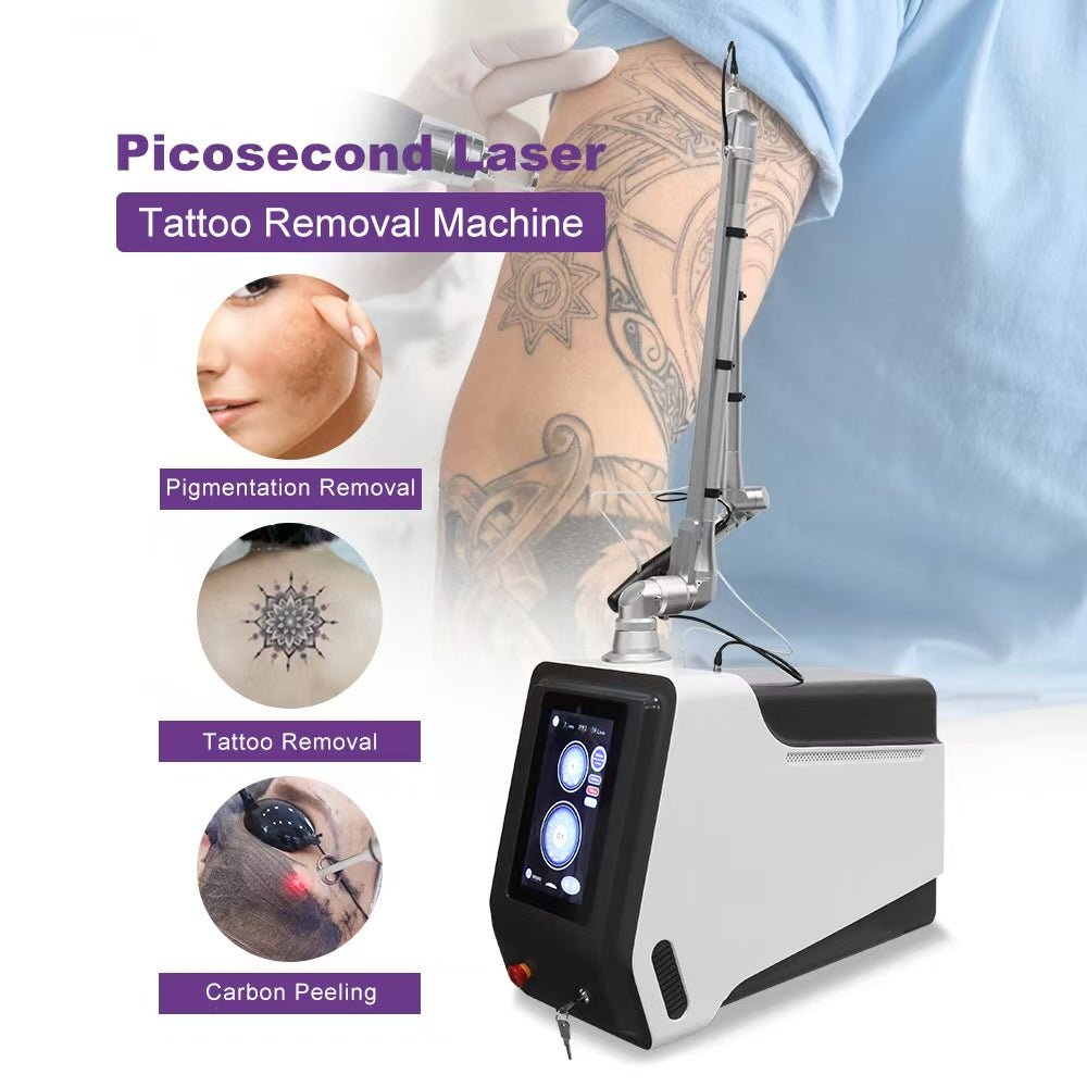 Pico Laser Eyebrow Tattoo Removal Machine Nd Yag 3000W 1064nm Picosecond Device for Permanent Makeup Removal Skin Rejuvenation